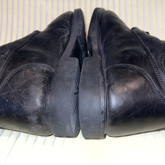 Icon Black Motorcycle Bike Boots Size 14 - Picture 8 of 11